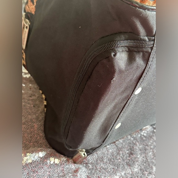 DEJUNO Large Cheetah Stripes Carry On Travel Bag Suitcase - Picture 13 of 16